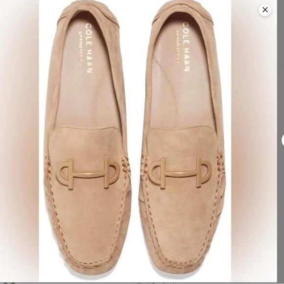 Cole Haan Shoes - Cole Haan Tully tan suede driving Mocs Size 7.5